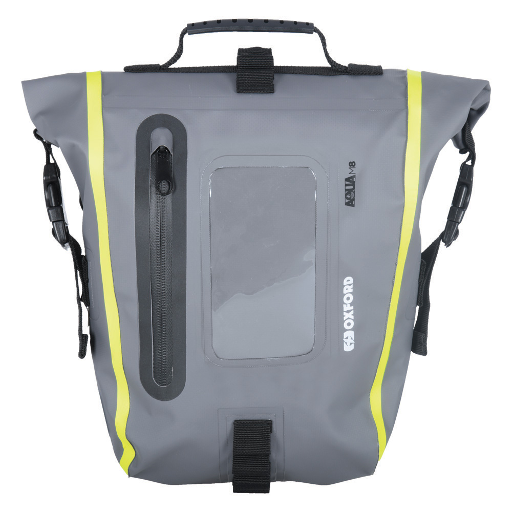 Oxford OXFORD AQUA M8 TANK BAG BLACK/GREY/FLUO